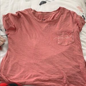 Cute pink short sleeve top